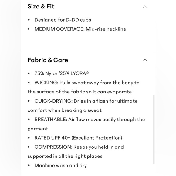 NWT-Athleta Plum Vital Bra, Small A-C - Picture 5 of 6